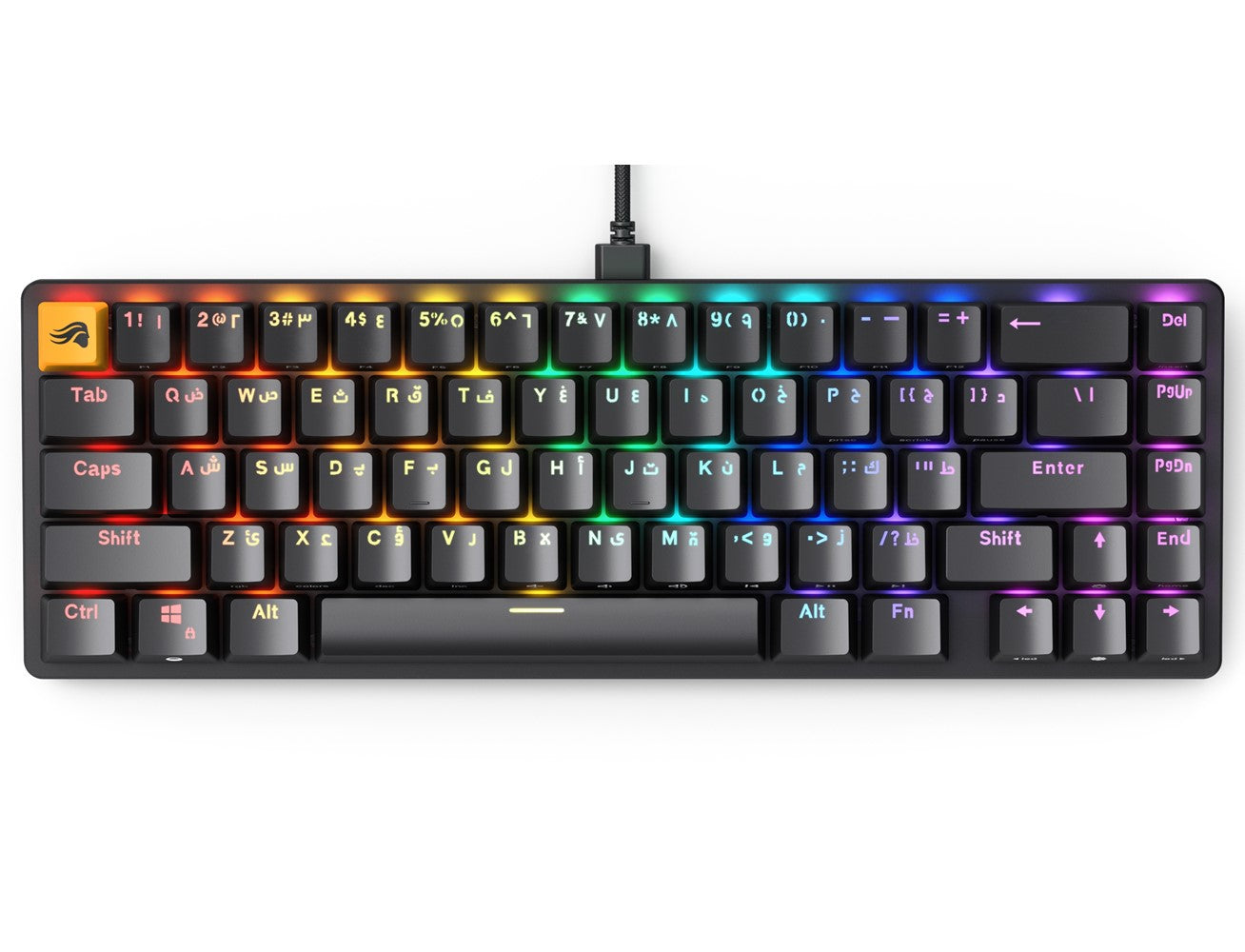 Glorious GMMK2 65% Pre-Built ANSI Arabic Black Glorious GMMK2 65% Pre-Built ANSI Arabic Black